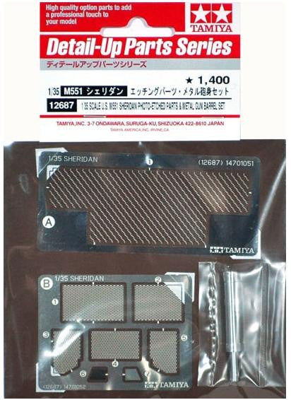 Tamiya 1/35 M551 Sheridan Detail Up Set 12687